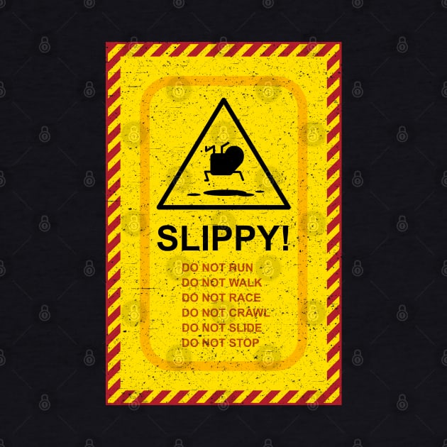 Slippy Sign (Distressed) Amazing World of Gumball by Roufxis